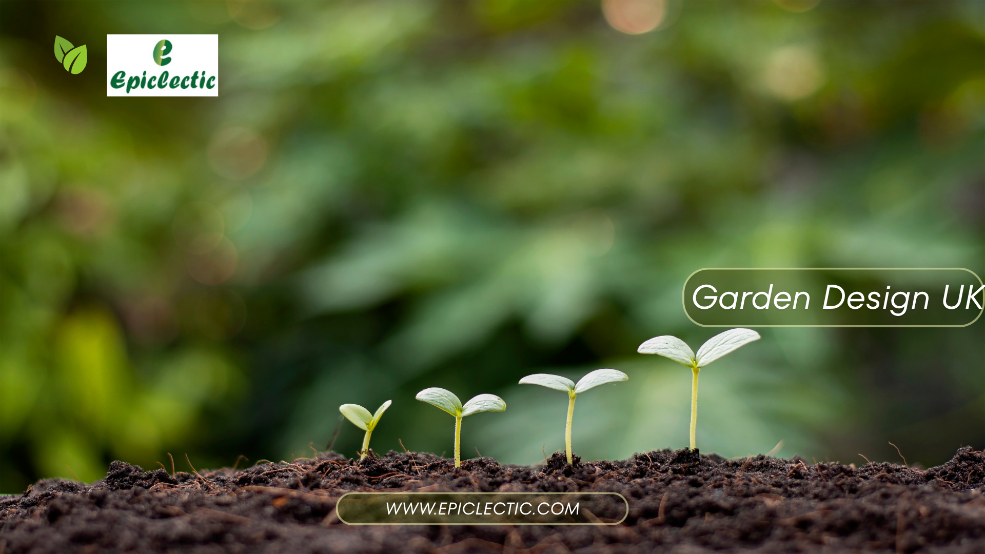 Green and White Gradient Light Modern Leaf Illustrative Nature Growing Plant Gardening Presentation (1) Garden Design UK