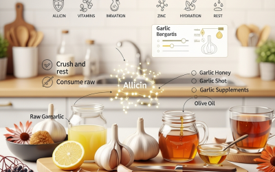 Raw Garlic Cold Remedy