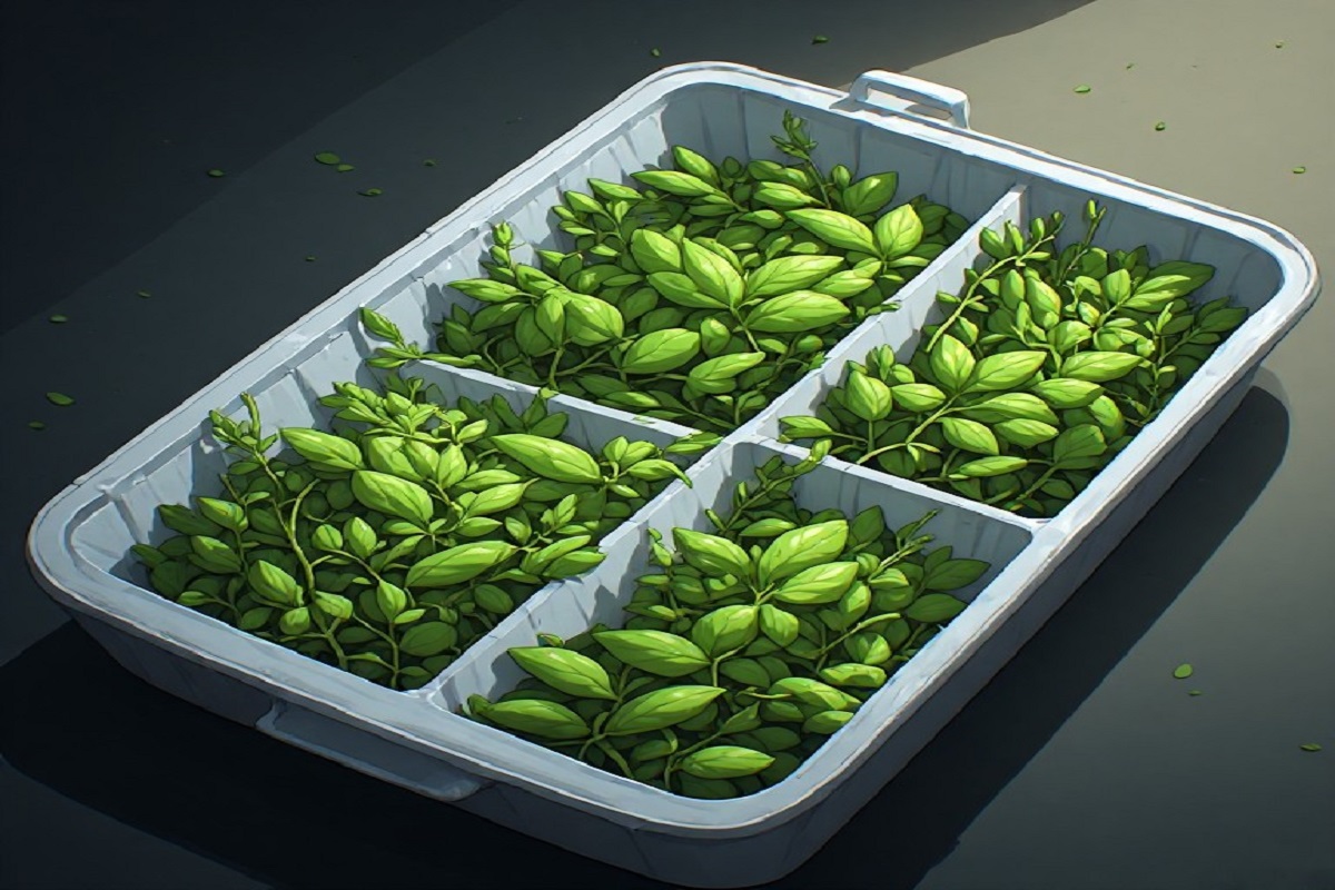 How to freeze fresh herbs