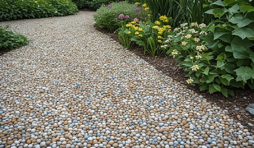 Simple Gravel Garden Design