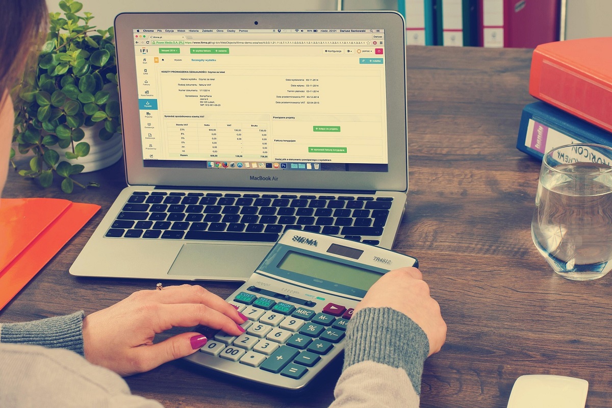 Business owner checking their HMRC business tax account online